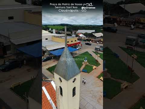 CLAUDINÁPOLIS DISTRITO DE NAZÁRIO GOIAS, PROJETO VISÃO AÉREA - IGREJA DE NOSSA SENHORA SANT'ANA.