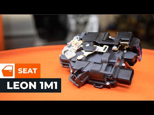Wie Seat Leon 1M1 Türschloß vorne wechseln - Schritt für Schritt