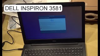Video thumbnail for FIRST START DELL INSPIRON 3581 by Fenyutas