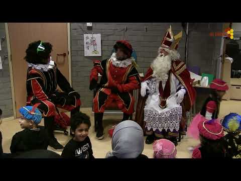 Aankomst Sint bij basisschool De Regenboog Cuijk 2022