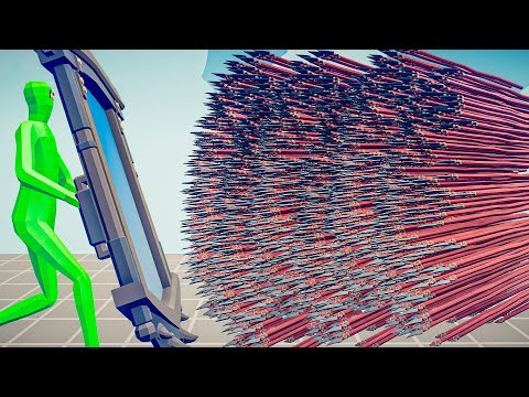 ZOMBIE REFLECTIVE SHIELD vs EVERY GOD - Totally Accurate Battle Simulator TABS