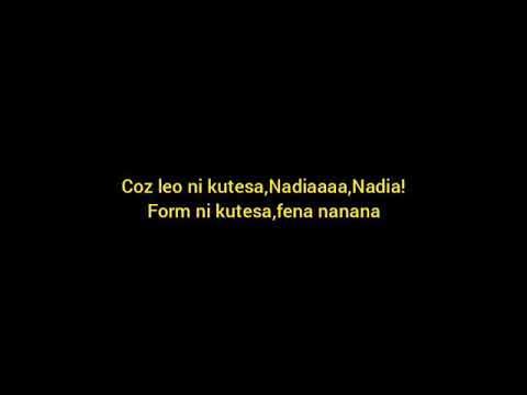 Nadia mukami ft Fena gitu & kaligraph jones-Tesa (lyrics video)