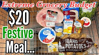 $20 Christmas Dinner | Full Holiday Meal on a Budget (Cozy & Delicious!) | Julia Pacheco