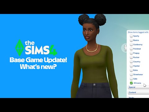 What’s new in The Sims™ 4 Base Game Update