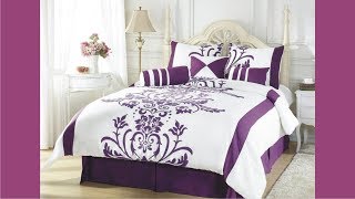 Elegant Purple Comforter Queen