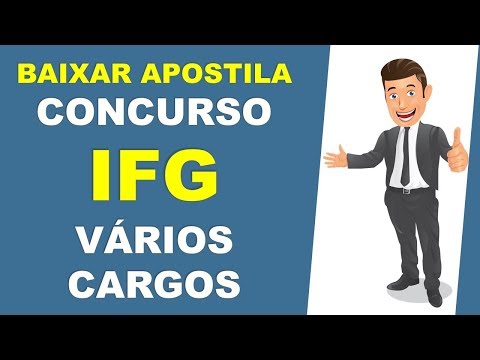 BAIXAR APOSTILA CONCURSO IFG