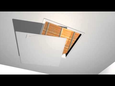 comment poser trappe de visite plafond
