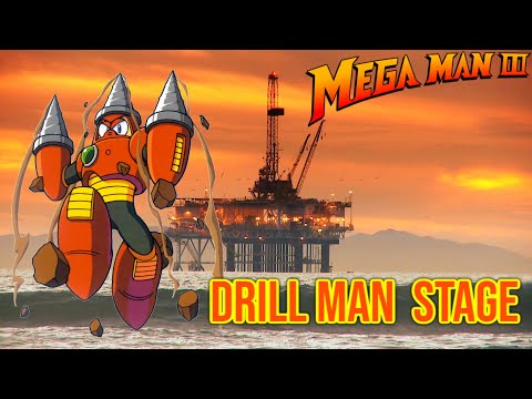 Mega Man III (Game Boy) - Drill Man Stage
