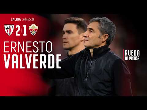 Imagen de portada del video 🎙 Ernesto Valverde | post Athletic Club 2-1 Elche CF | J25 LaLiga EA Sports