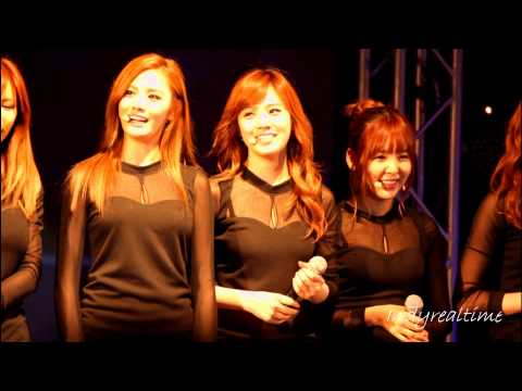 130223 Nana Lizzy Raina After school Fanmeeting in Bangkok [Lizzy Aegyo]