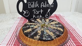 Çikolatalı Çilekli Tart Kek Tarifi