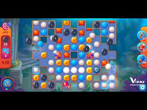 Fishdom. 8732 one shot 🎯 level