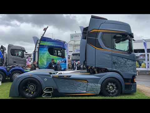 Scania V8 770 S - Frost Fire Tuning - Sound, Interior And Exterior - RTX Stoneleigh 2024 UK