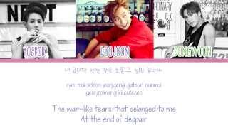 [Color Coded/Han/Eng/Rom] BEAST (Yoseob, Doojoon, Dongwoon) - Without You