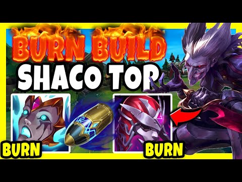 DOUBLE BURN SHACO WITH BOX SPAM BUILD IS CRAZY!! - League of Legends