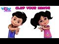 Clap Your Hands I Nursery Rhyme For KidsI Vir The Robot Boy I Wow Kidz Rhymes