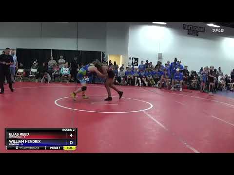 165 Lbs Round 2 (8 Team) - Elias Reed, Wisconsin Vs William Hendrix, Georgia 80b9