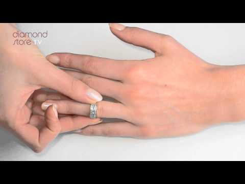 N4394 - 18K White Gold Brilliant H/Si Diamond Ring