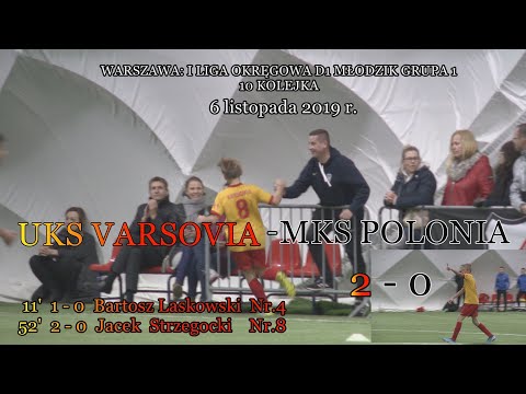 6 XI 2019 r.  UKS VARSOVIA - MKS POLONIA WARSZAWA  2 - 0