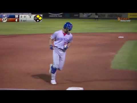 Stockton's Tyler Soderstrom hits 3 run home run vs. San Jose, 7/23/21