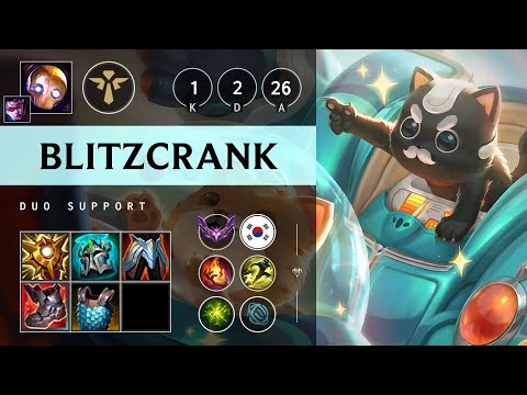 Blitzcrank Support vs Karma - KR Master Patch 25.16