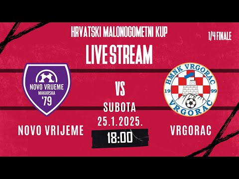 HRVATSKI MALONOGOMETNI KUP 1/4 finale | MNK Novo Vrijeme - HMNK Vrgorac