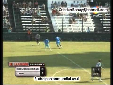 Excursionistas 0 C.A.D.U 1 Primera C 2010-11 (Resumen del partido
