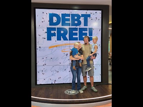 Kyle and Tiffany Debt Free Scream at Ramsey Solutions!