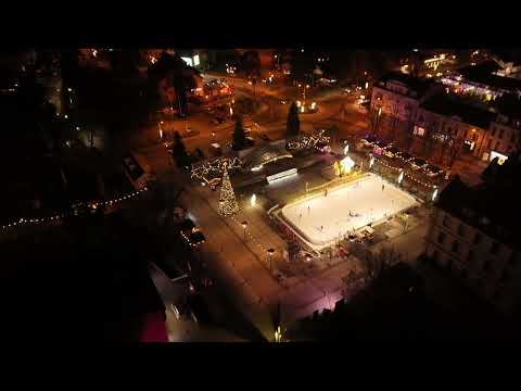 Ustroń wieczorową porą.