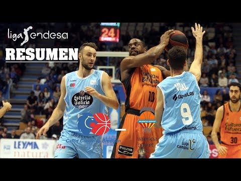 Cafés Candelas Breogán - Valencia Basket (65-77) RESUMEN // Jornada 17 Liga Endesa