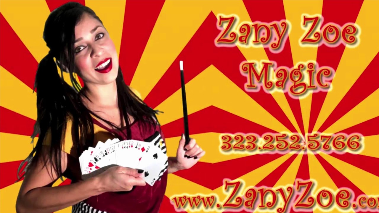 Promotional video thumbnail 2 for Zany Zoe Magic