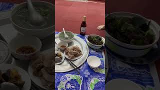 Cơm trưa tại homestay Ninh B&igrave;nh p.1 #shorts #ninhb&igrave;nh #dulich #homestay