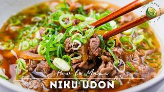 Download lagu Never Fail Beef Niku Udon Recipe | Rich & Tender Japanese Noodle Soup mp3