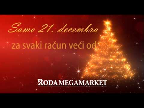 Roda Megamarketi - poklanjamo 10.000 novogodišnjih jelki