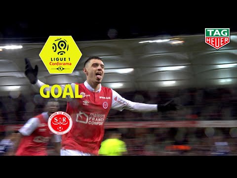 Goal Mathieu CAFARO (44' pen) / Stade de Reims - Olympique Lyonnais (1-1) (REIMS-OL) / 2019-20