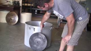 Cymbal Project: Shattering a Cymbal like GLASS. Wild Ending!