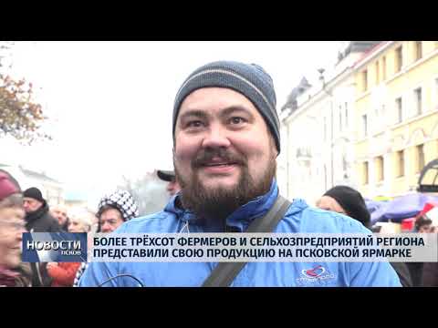 07.10.2019 / Более трехсот фермеров и сельхозпредприятий представили свою продукцию на псковской ярмарке