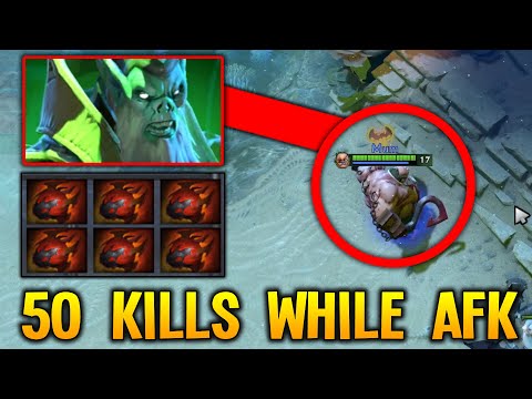 How To Get 50 Kills While AFK - 7.34 Necrophos By Goodwin | Dota 2 Gameplay