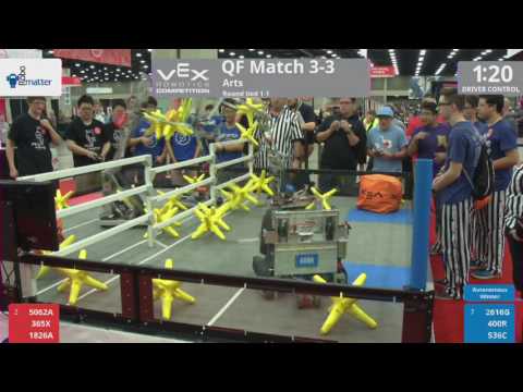 2017 VRC Arts QF3-3 - 5062A 365X 1826A vs 2616G 400R 536C - 50 to 4