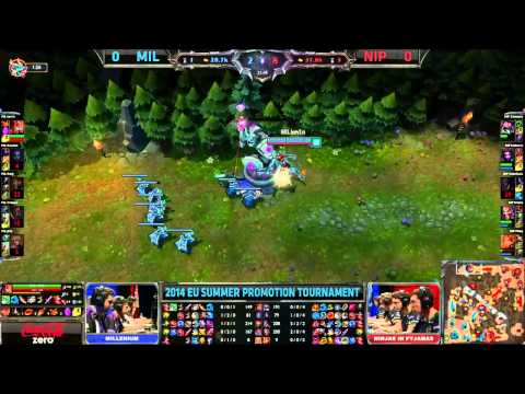 MIL vs NiP   Match 1   EU Summer Promotion Qualifier   Team Millenium vs Ninjas In Pyjamas VOD