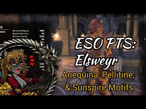 ESO PTS: Elsweyr Motif Styles