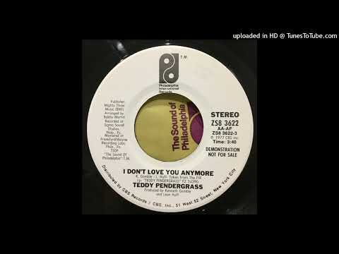 Teddy Pendergrass - I Don't Love You Anymore (Ronnie B Mix)