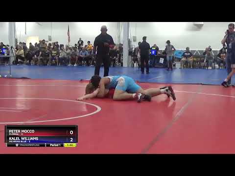 165 Lbs Round 2 (8 Team) - Peter Mocco, Florida Vs Kalel Williams, Michigan Blue C964