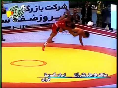 BURROUGHS Jordan USA) vs AKBARIZARINKOLAEI E. (IRI), Freestyle World Cup - I.R.IRAN, 21.2.2013
