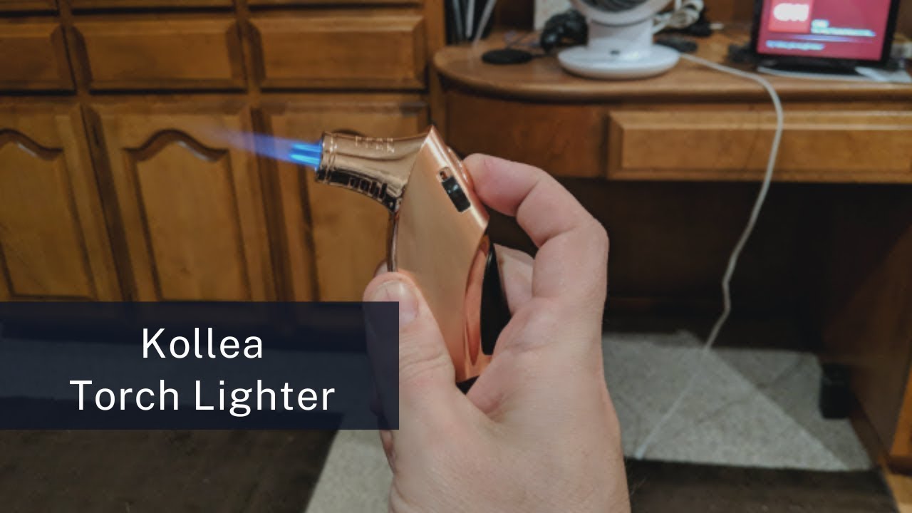Kollea Torch Lighter with Cigar Punch and Safety Lock