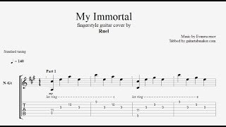 My Immortal TAB - fingerstyle guitar tab - PDF - Guitar Pro