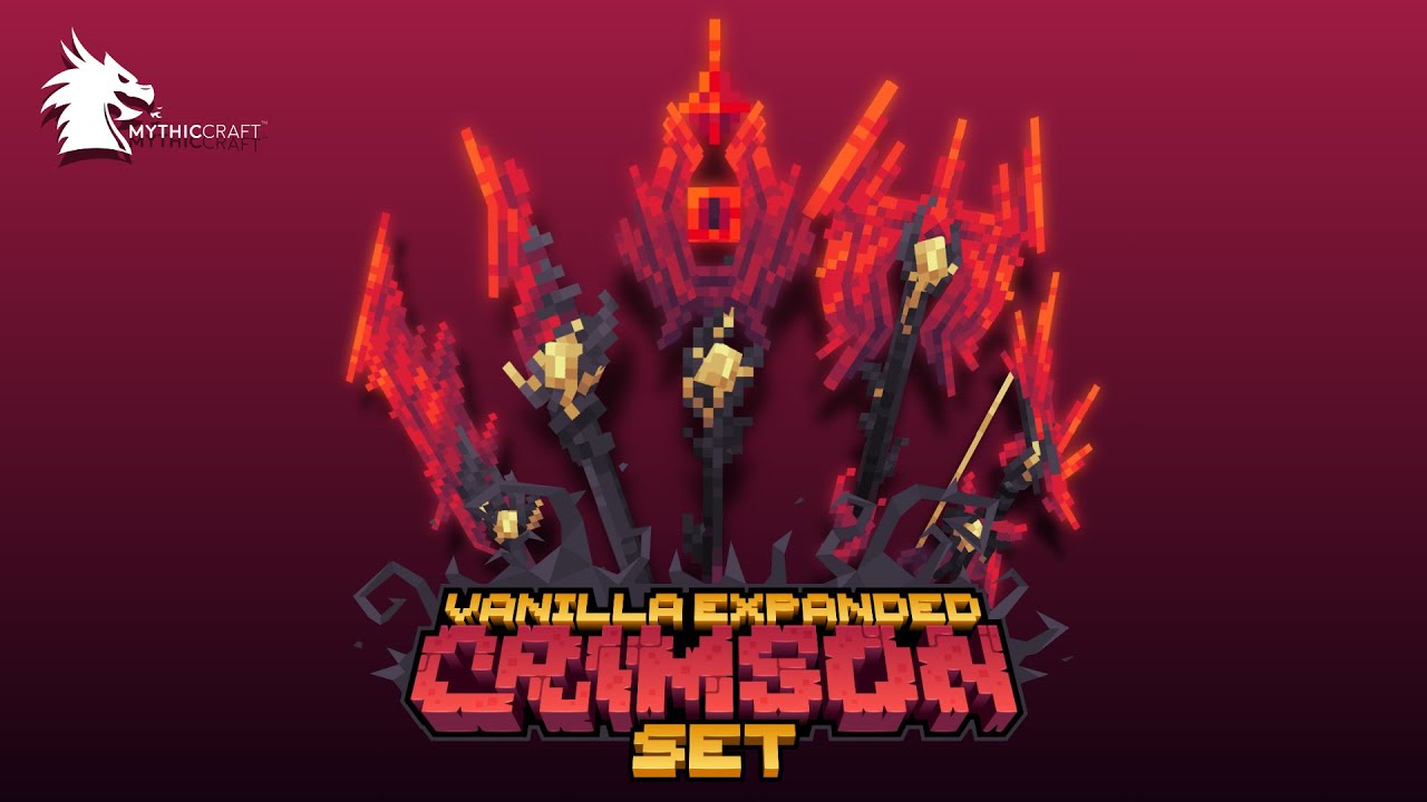 Crimson Equipment Showcase [MythicMobs] [MCModels]