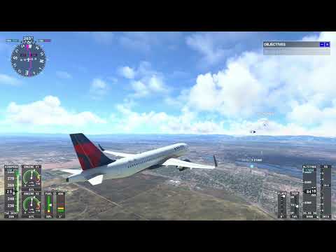 Microsoft Flight Simulator Denver KDEN to LAX Airbus 320neo Delta Airlines