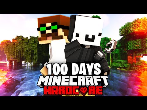 WE Survived 100 Days on a SURVIVAL ISLAND in 1.19 Hardcore Minecraft
