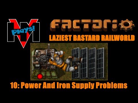 HMV Plays Factorio 0.15 - 10: Power And Iron Supply Problems